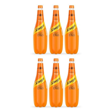 Schweppes Mandalina Aromalı Gazlı İçecek 1 Lt X 6 Adet