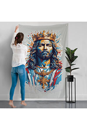 Hz İsa Duvar Örtüsü - Jesus-7927