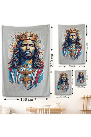 Hz İsa Duvar Örtüsü - Jesus-7927