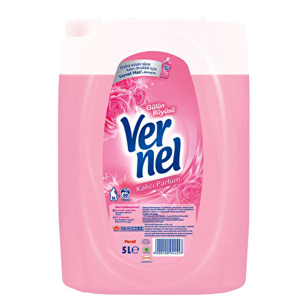 Vernel Çamaşır Yumuşatıcı 5 Lt Relax ve Gülün Büyüsü 2 li