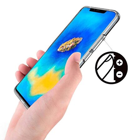 Gpack Apple iPhone 8 Kılıf Gard Nitro Şeffaf Sert Silikon