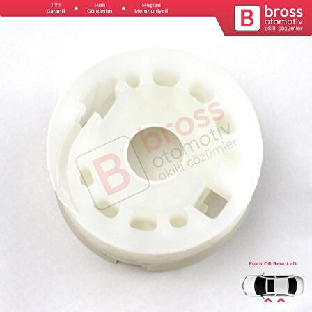 VW BMW Seat İçin Sol Ön veya Arka Kapı Cam Kriko Mekanizma Tamir Makarası