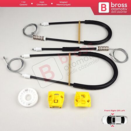 VW Golf MK4 1J1 1997-2006 2/3 Kapı HB Coupe İçin Elektrikli Sağ veya Sol Kapı Cam Kriko Tamir Seti