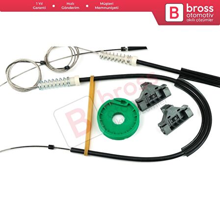 VW Lupo Seat Arosa 1998-2005 3- Kapı 6X0837461 6X0837462 İçin Ön Sol veya Sağ Cam Kriko Tamir Seti