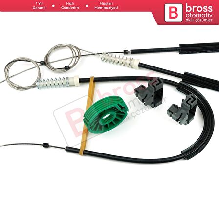 VW Lupo Seat Arosa 1998-2005 3- Kapı 6X0837461 6X0837462 İçin Ön Sol veya Sağ Cam Kriko Tamir Seti