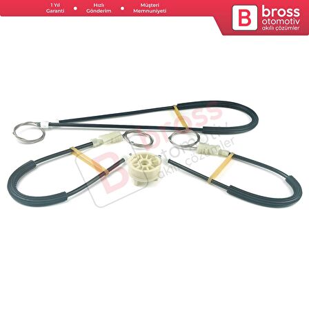 Renault Megane MK2 2002-2009 CC Cabriolet 8201010931 İçin Elektrikli Ön Sağ Cam Kriko Tamir Seti