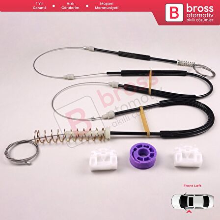 VW Touareg MK1 7L Porsche Cayenne 9PA 955 957 2002-2010 İçin Elektrikli Ön Cam Kriko Tamir Seti