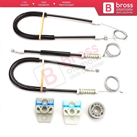 Seat Ibiza MK4 6J8 6P8 6J5 6P1 2008-2017 5-Kapı 6J4837402 İçin Elektrikli Ön Sağ Cam Kriko Tamir Set