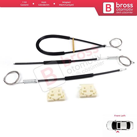 Seat Ibiza MK4 2008-2017 2/3 Kapı HB Coupe 6J3837402 İçin Elektrikli Sağ Cam Kriko Tamir Seti