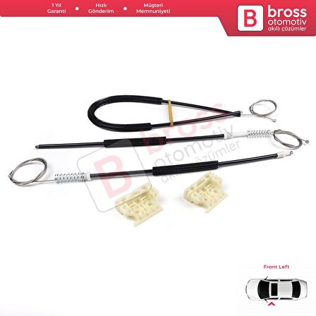 Seat Ibiza MK4 2008-2017 2/3 Kapı HB Coupe 6J3837402 İçin Elektrikli Sağ Cam Kriko Tamir Seti