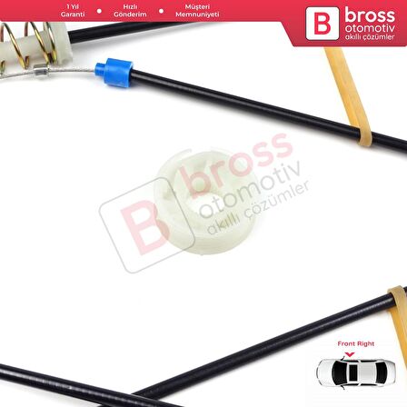 Opel Astra J P10 MK6 2009-2016 4/5 Kapı 13350757 İçin Ön Sol Kapı Cam Kriko Tamir Seti