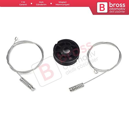 Jaguar XK8 XKR X100 1997-2006 Coupe Convertible C2N3914 İçin Arka Sol Cam Kriko Tamir Seti