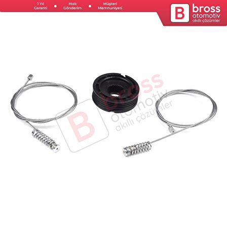 Jaguar XK8 XKR X100 1997-2006 Coupe Convertible C2N3914 İçin Arka Sol Cam Kriko Tamir Seti