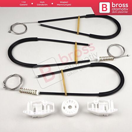 Citroen XSara Picasso N68 1999-2010 MPV 9222ET İçin Ön Sağ Kapı Cam Kriko Tamir Seti