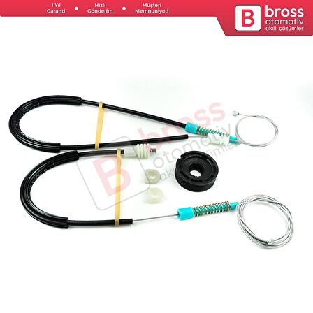 Volvo C70 873 1998-2005 Cabrio Convertible CC İçin Sol Cam Kriko Tamir Seti