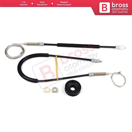 Volvo C70 873 1998-2005 Cabrio Convertible CC İçin Sağ Cam Kriko Tamir Seti