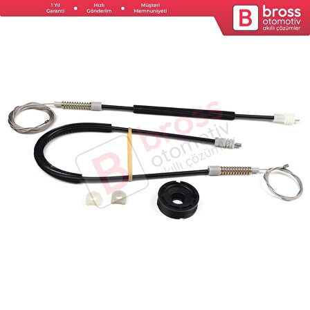 Volvo C70 873 1998-2005 Cabrio Convertible CC İçin Sağ Cam Kriko Tamir Seti