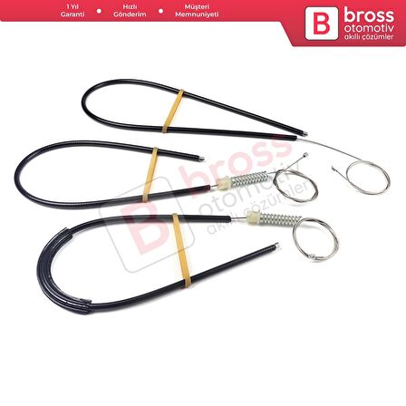 Smart Roadster 2003-2006 İçin Ön Sağ veya Sol Cam Kriko Kablo Seti