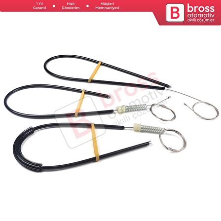 Smart Roadster 2003-2006 İçin Ön Sağ veya Sol Cam Kriko Kablo Seti