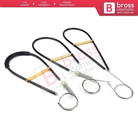 Smart Roadster 2003-2006 İçin Ön Sağ veya Sol Cam Kriko Kablo Seti