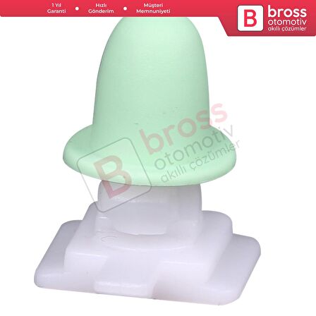 VW için 10 Adet Yan Kalıp Klipsi Beyaz 3A0853575A