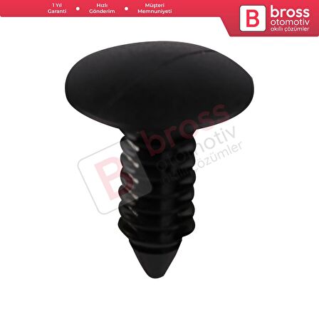 Chrysler GM Ford için 10 Adet Çamurluk ve Tampon Klipsi 6030441