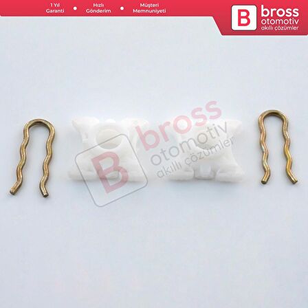 BMW VOLVO İçin 2 Adet Cam İndirme Kaldırma Mekanizması Tamir Klipsi 51321938884 3509416