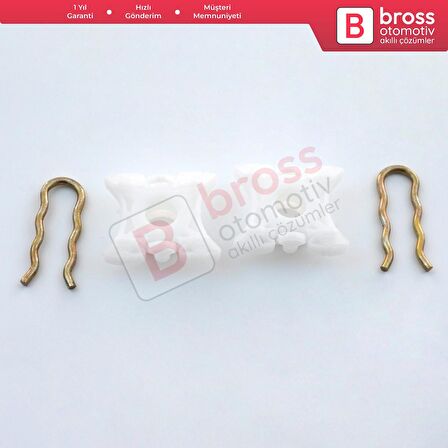 BMW VOLVO İçin 2 Adet Cam İndirme Kaldırma Mekanizması Tamir Klipsi 51321938884 3509416