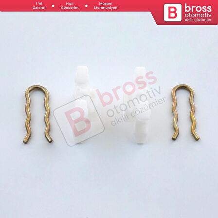 BMW VOLVO İçin 2 Adet Cam İndirme Kaldırma Mekanizması Tamir Klipsi 51321938884 3509416