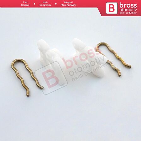 BMW VOLVO İçin 2 Adet Cam İndirme Kaldırma Mekanizması Tamir Klipsi 51321938884 3509416