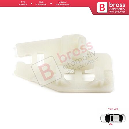 BMW E46 X5 İçin Ön Sol Kapı Cam Kriko Klipsi 51337020660