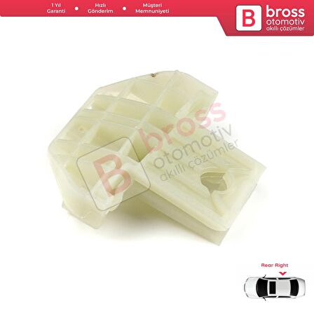 Ford Focus 1998-On İçin Arka Sağ Kapı Cam Kriko Klipsi RBF491702