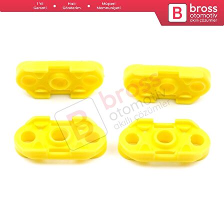 Opel Chevrolet Malibu Saab 9 3 İçin 4 Adet Cam Kriko Klipsi