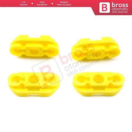 Opel Chevrolet Malibu Saab 9 3 İçin 4 Adet Cam Kriko Klipsi