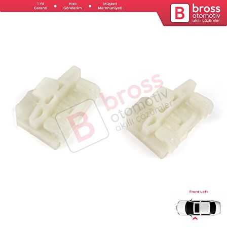 Audi VW Seat İçin 2 Adet Ön Sol Cam Kriko Klipsi