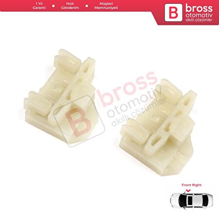 Audi VW Seat İçin 2 Adet Ön Sağ Cam Kriko Klips