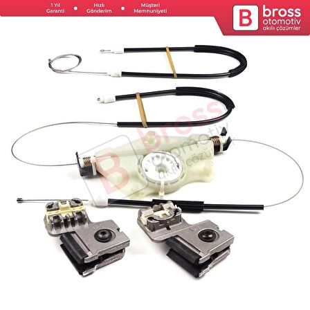 VW Golf MK4 Jetta Bora A4 1J 4/5 Kapı 1JM898462 İçin Sağ Ön Cam Kriko Metal Klips Tamir Seti