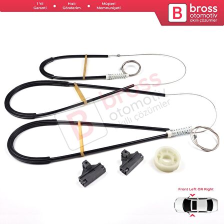 Seat Toledo MK2 1998-2004 Leon MK1 1999-2006 1M0837462A İçin Elektrikli Ön Sağ Cam Kriko Tamir Seti