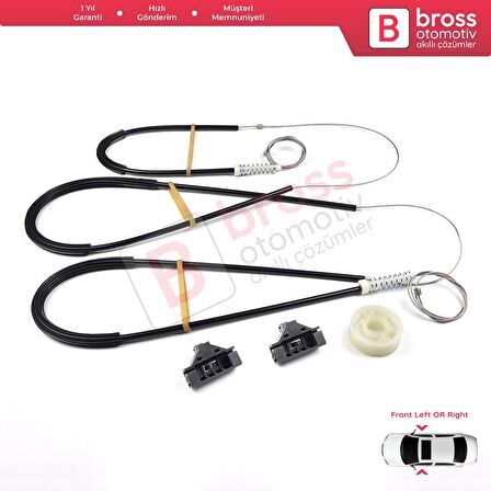 Seat Toledo MK2 1998-2004 Leon MK1 1999-2006 1M0837462A İçin Elektrikli Ön Sağ Cam Kriko Tamir Seti