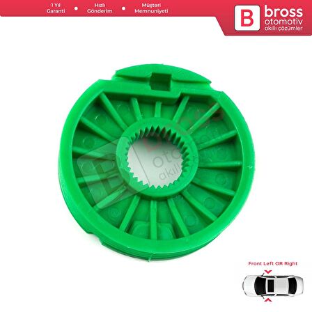 VW T4 Ford Fiesta Fusion İçin Ön Sol veya Sağ Cam Kriko Makarası