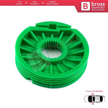 VW T4 Ford Fiesta Fusion İçin Ön Sol veya Sağ Cam Kriko Makarası