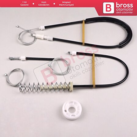 VW Phaeton 3D MK1 2002-2016 LWB Uzun Şase 3D7839461 İçin Arka Sol Kapı Cam Kriko Tamir Seti