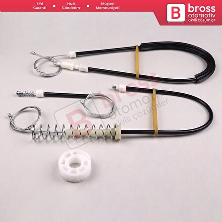 VW Phaeton 3D MK1 2002-2016 LWB Uzun Şase 3D7839461 İçin Arka Sol Kapı Cam Kriko Tamir Seti