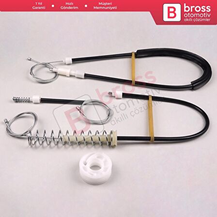 VW Phaeton 3D MK1 2002-2016 LWB Uzun Şase 3D7839461 İçin Arka Sol Kapı Cam Kriko Tamir Seti