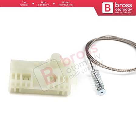 Renault Clio MK3 2005-2014 5-Kapı 8200291153 İçin Elektrikli Arka Sağ Cam Kriko Tamir Seti