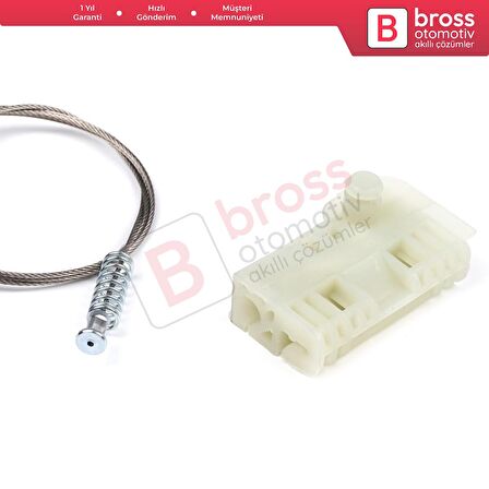 Renault Clio MK3 2005-2014 5-Kapı 8200291153 İçin Elektrikli Arka Sağ Cam Kriko Tamir Seti