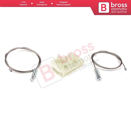 Renault Clio MK3 2005-2014 5-Kapı 8200291151 İçin Elektrikli Arka Sol Cam Kriko Tamir Seti