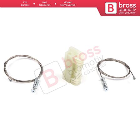 Renault Clio MK3 2005-2014 5-Kapı 8200291151 İçin Elektrikli Arka Sol Cam Kriko Tamir Seti