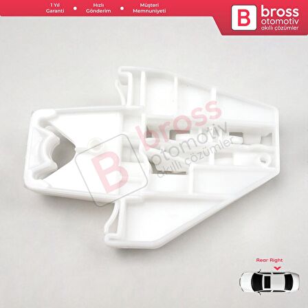 Seat Toledo Leon Skoda Fabia İçin Sağ Arka Cam Kriko Tamir Klipsi