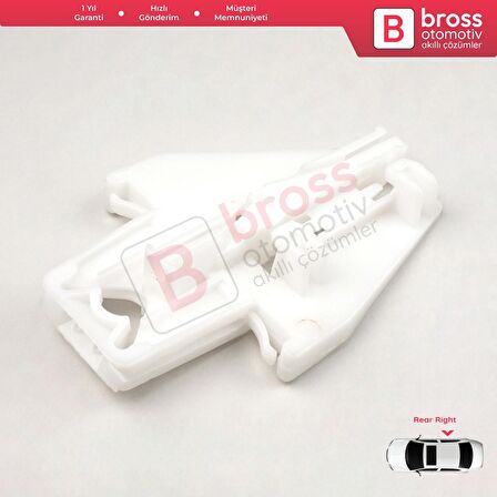 Seat Toledo Leon Skoda Fabia İçin Sağ Arka Cam Kriko Tamir Klipsi